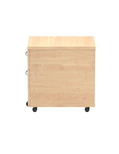 Dynamic Impulse 2 Drawer Mobile Pedestal Maple I000244