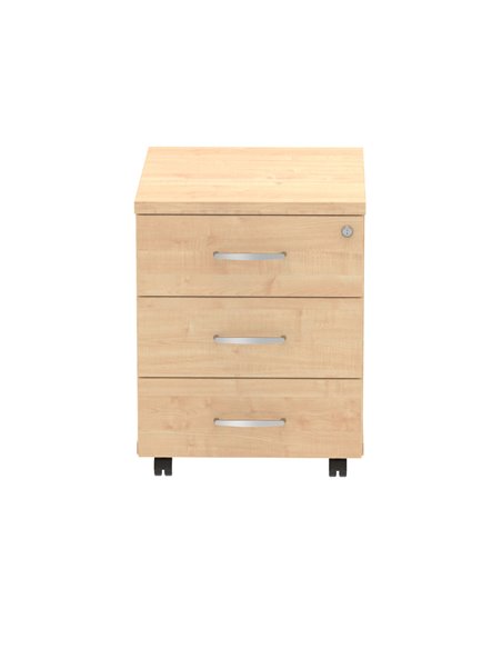 Dynamic Impulse 3 Drawer Mobile Pedestal Maple I000245 - pic 79395 | FastDaddyshop
