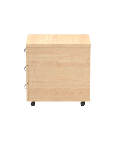 Dynamic Impulse 3 Drawer Mobile Pedestal Maple I000245