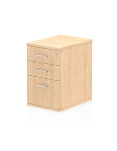 Dynamic Impulse 600mm Deep Desk High Pedestal Maple I000249