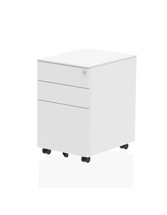 Dynamic Steel Mobile Pedestal White I000726