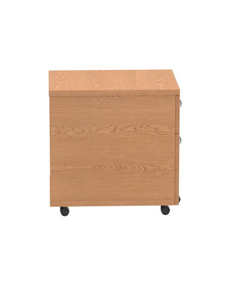 Dynamic Impulse 2 Drawer Mobile Pedestal Oak I000772 - pic 79409 | FastDaddyshop