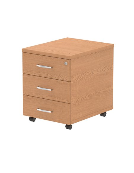 Dynamic Impulse 3 Drawer Mobile Pedestal Oak I000773 - pic 79414 | FastDaddyshop
