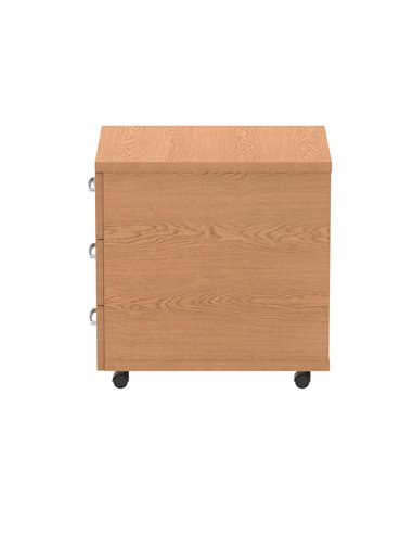 Dynamic Impulse 3 Drawer Mobile Pedestal Oak I000773