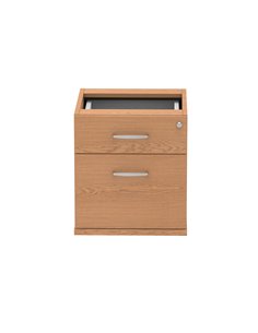Dynamic Impulse 2 Drawer Fixed Pedestal Oak I001638 2