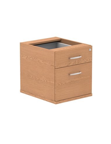 Dynamic Impulse 2 Drawer Fixed Pedestal Oak I001638