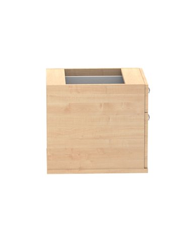Dynamic Impulse 2 Drawer Fixed Pedestal Maple I001641