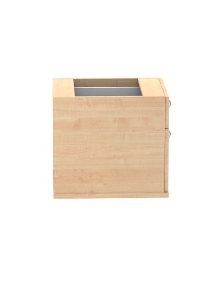 Dynamic Impulse 2 Drawer Fixed Pedestal Maple I001641 - pic 79444 | FastDaddyshop