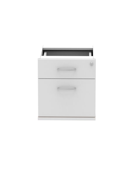 Dynamic Impulse 2 Drawer Fixed Pedestal White I001642 - pic 79450 | FastDaddyshop