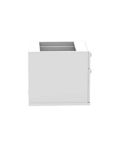 Dynamic Impulse 2 Drawer Fixed Pedestal White I001642