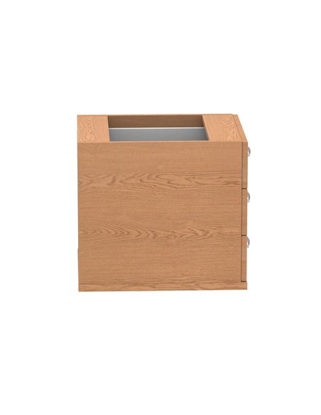 Dynamic Impulse 3 Drawer Fixed Pedestal Oak I001643 - pic 79460 | FastDaddyshop