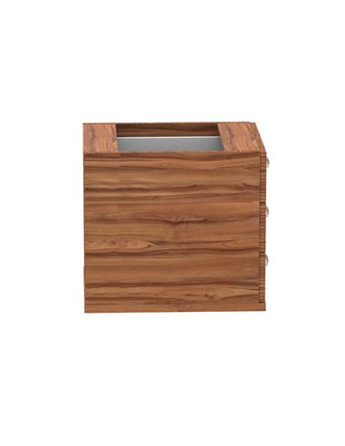 Dynamic Impulse 3 Drawer Fixed Pedestal Walnut I001644
