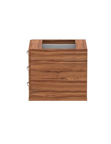 Dynamic Impulse 3 Drawer Fixed Pedestal Walnut I001644
