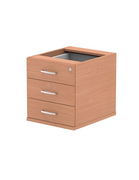 Dynamic Impulse 3 Drawer Fixed Pedestal Beech I001645 - pic 79473 | FastDaddyshop