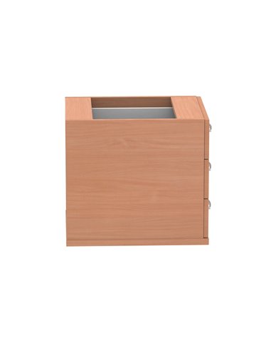 Dynamic Impulse 3 Drawer Fixed Pedestal Beech I001645
