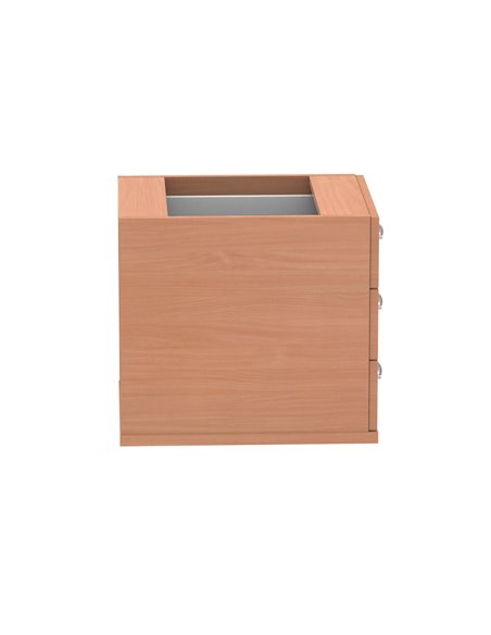 Dynamic Impulse 3 Drawer Fixed Pedestal Beech I001645 - pic 79476 | FastDaddyshop