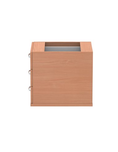 Dynamic Impulse 3 Drawer Fixed Pedestal Beech I001645