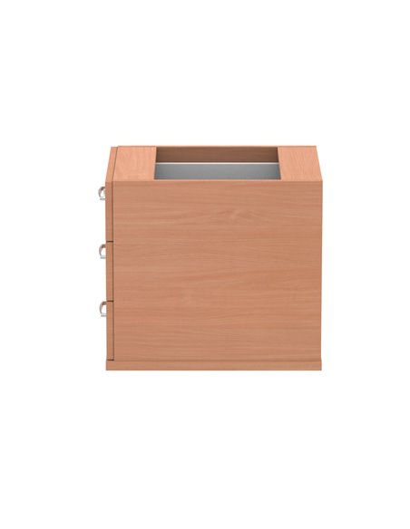 Dynamic Impulse 3 Drawer Fixed Pedestal Beech I001645 - pic 79480 | FastDaddyshop