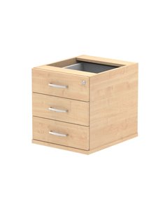 Dynamic Impulse 3 Drawer Fixed Pedestal Maple I001646