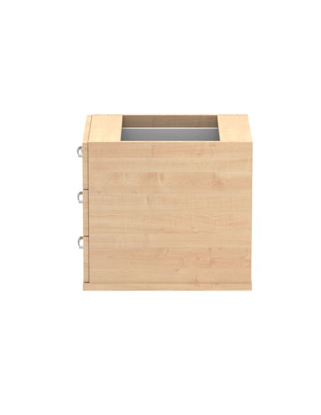 Dynamic Impulse 3 Drawer Fixed Pedestal Maple I001646 - pic 79488 | FastDaddyshop