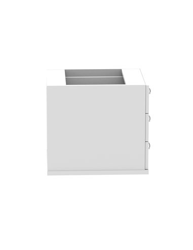 Dynamic Impulse 3 Drawer Fixed Pedestal White I001647