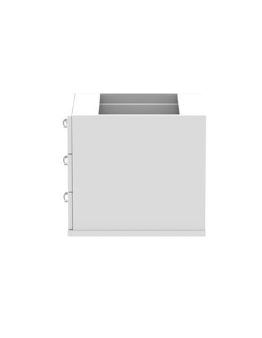 Dynamic Impulse 3 Drawer Fixed Pedestal White I001647