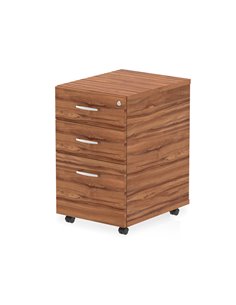 Dynamic Impulse 3 Drawer Under Desk Pedestal Walnut I001651