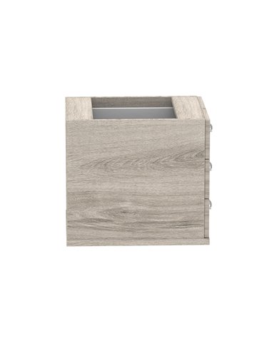 Dynamic Impulse 3 Drawer Fixed Pedestal Grey Oak I003220