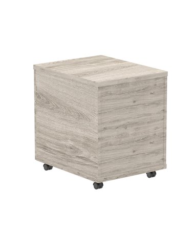 Dynamic Impulse 2 Drawer Mobile Pedestal Grey Oak I003223