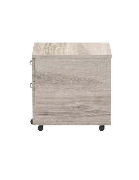 Dynamic Impulse 2 Drawer Mobile Pedestal Grey Oak I003223 - pic 79532 | FastDaddyshop