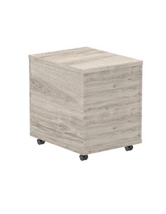 Dynamic Impulse 3 Drawer Mobile Pedestal Grey Oak I003224 2