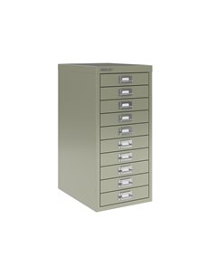 Dynamic Qube by Bisley Multidrawer 29/10 NL Goose Grey BS0013
