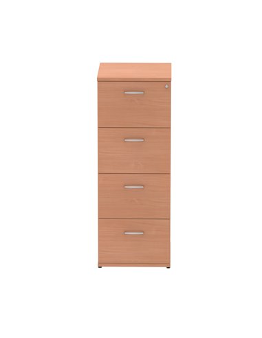 Dynamic Impulse 4 Drawer Filing Cabinet Beech I000074