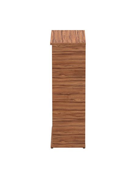 Dynamic Impulse 1200mm Bookcase Walnut I000110 - pic 79652 | FastDaddyshop