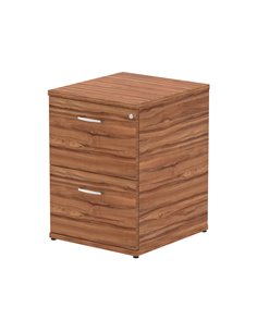Dynamic Impulse 2 Drawer Filing Cabinet Walnut I000132