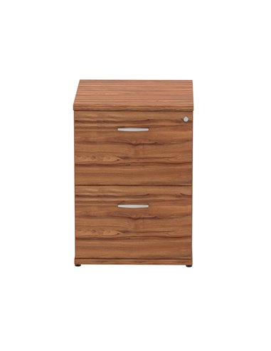 Dynamic Impulse 2 Drawer Filing Cabinet Walnut I000132