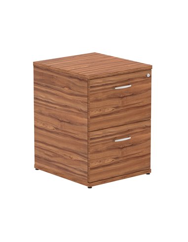 Dynamic Impulse 2 Drawer Filing Cabinet Walnut I000132