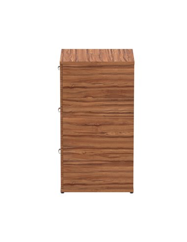 Dynamic Impulse 3 Drawer Filing Cabinet Walnut I000133