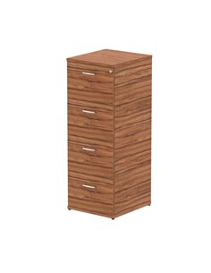Dynamic Impulse 4 Drawer Filing Cabinet Walnut I000134