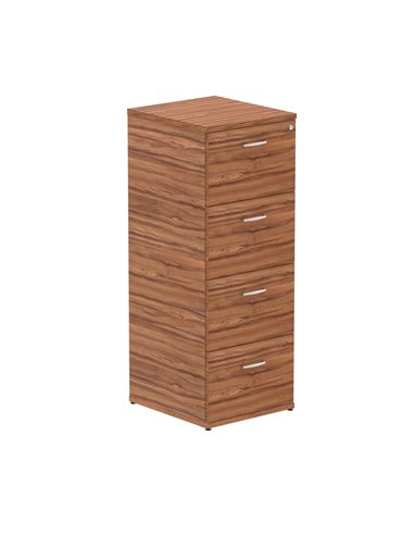 Dynamic Impulse 4 Drawer Filing Cabinet Walnut I000134