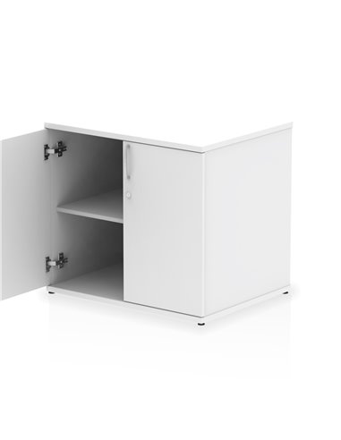 Dynamic Impulse 600mm Deep Desk High Cupboard White I000182