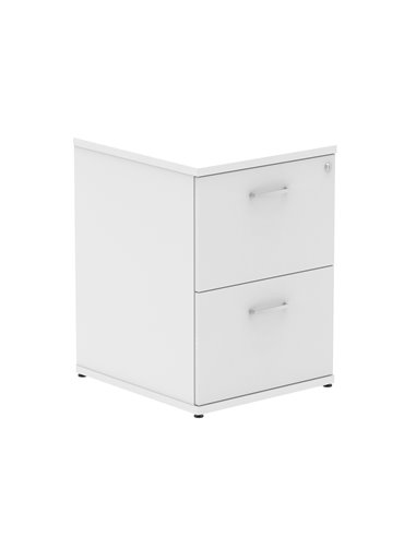 Dynamic Impulse 2 Drawer Filing Cabinet White I000192