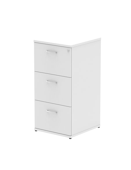 Dynamic Impulse 3 Drawer Filing Cabinet White I000193 - pic 79754 | FastDaddyshop