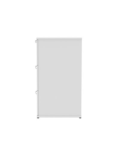 Dynamic Impulse 3 Drawer Filing Cabinet White I000193