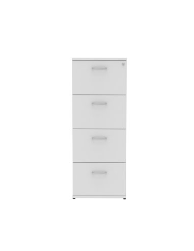 Dynamic Impulse 4 Drawer Filing Cabinet White I000194