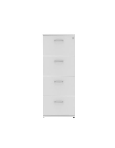 Dynamic Impulse 4 Drawer Filing Cabinet White I000194 - pic 79763 | FastDaddyshop