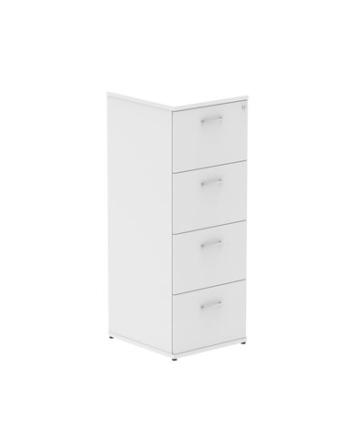 Dynamic Impulse 4 Drawer Filing Cabinet White I000194