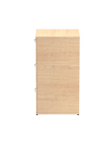 Dynamic Impulse 3 Drawer Filing Cabinet Maple I000253