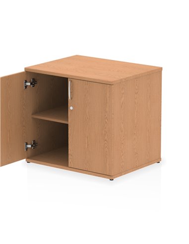 Dynamic Impulse 600mm Deep Desk High Cupboard Oak I000770