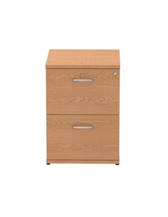 Dynamic Impulse 2 Drawer Filing Cabinet Oak I000780 2